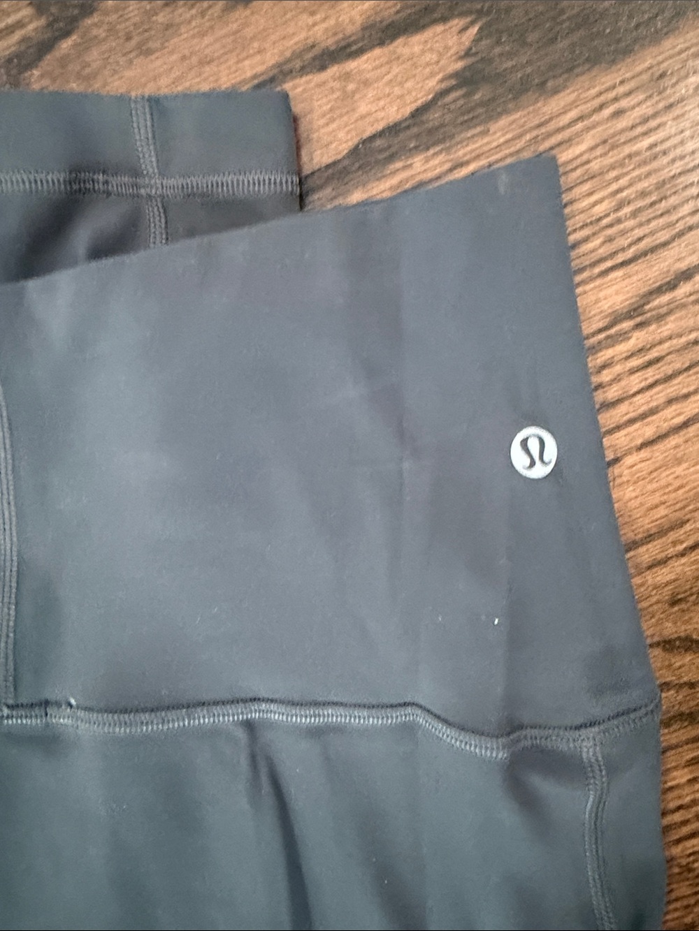 lululemon athletica Black Leggings with Reflective Logo - Picture 5 of 5